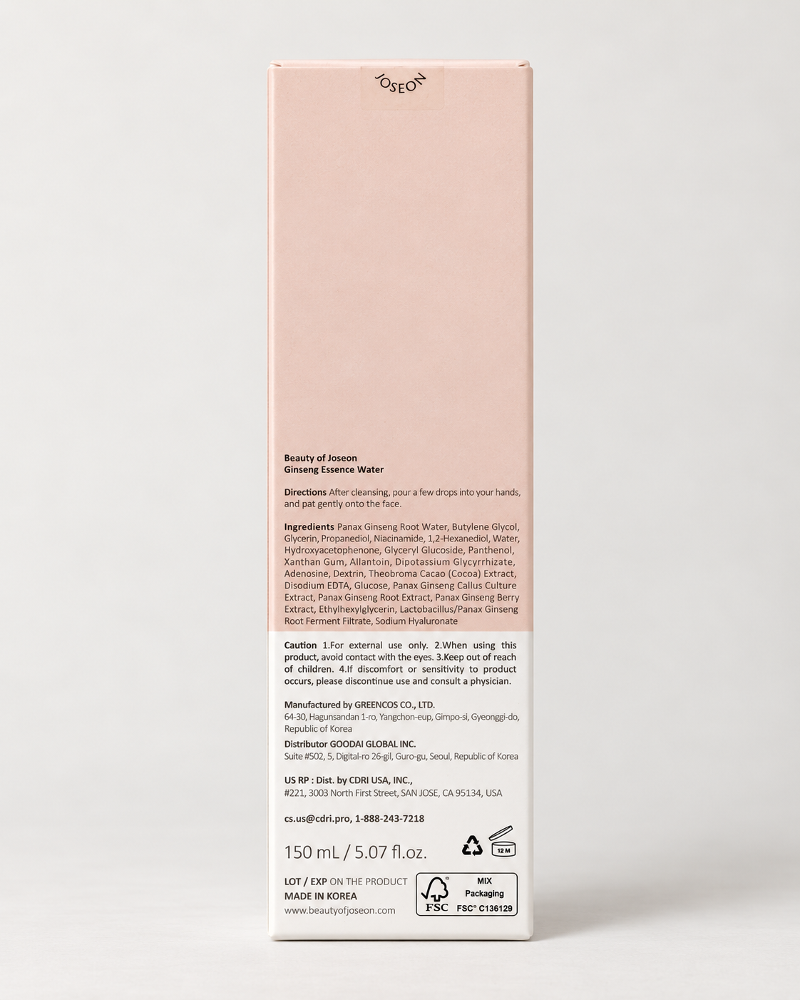 Esencia Facial Hidratante con Ginseng - Image 2